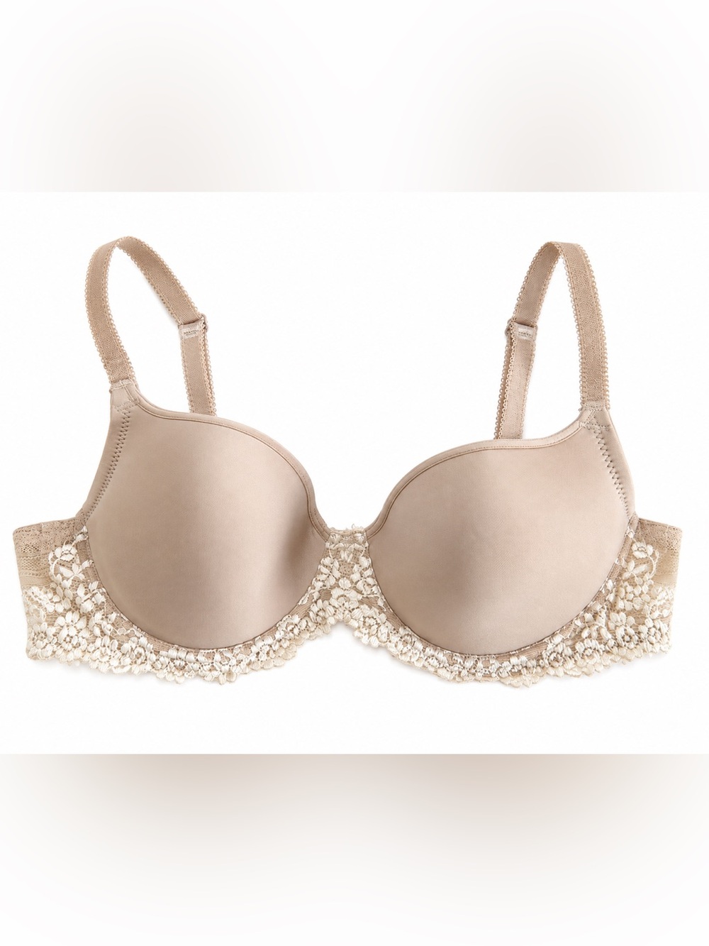 Wacoal Embrace Lace T-Shirt Bra 38B nude beige sand
